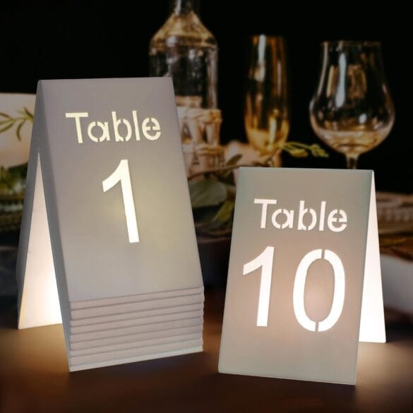 Table Numbers