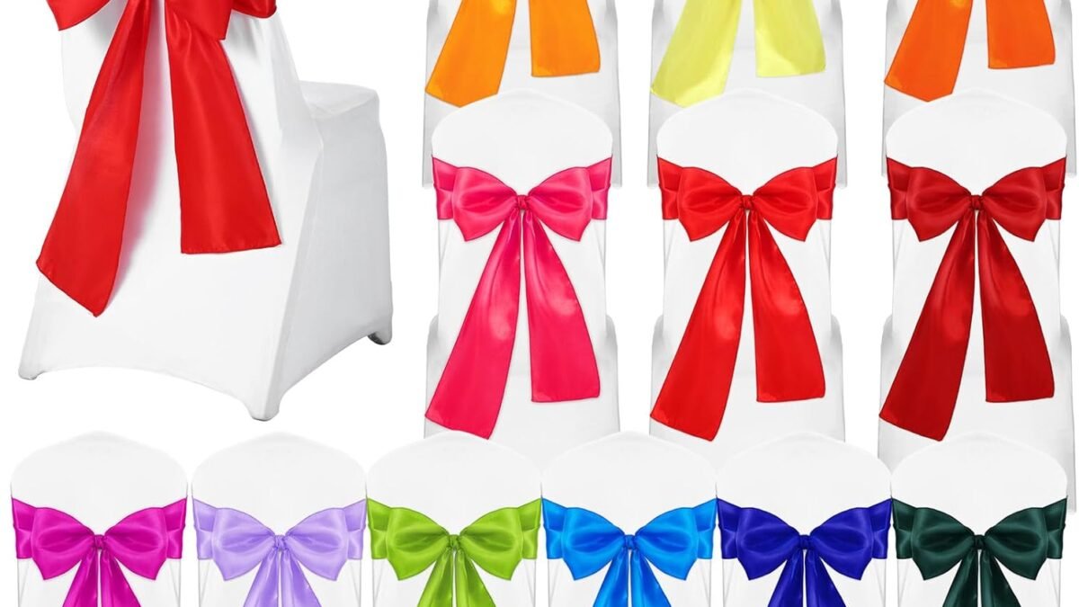 Colorful Chair Sashes on Amazon: Add a Pop of Color