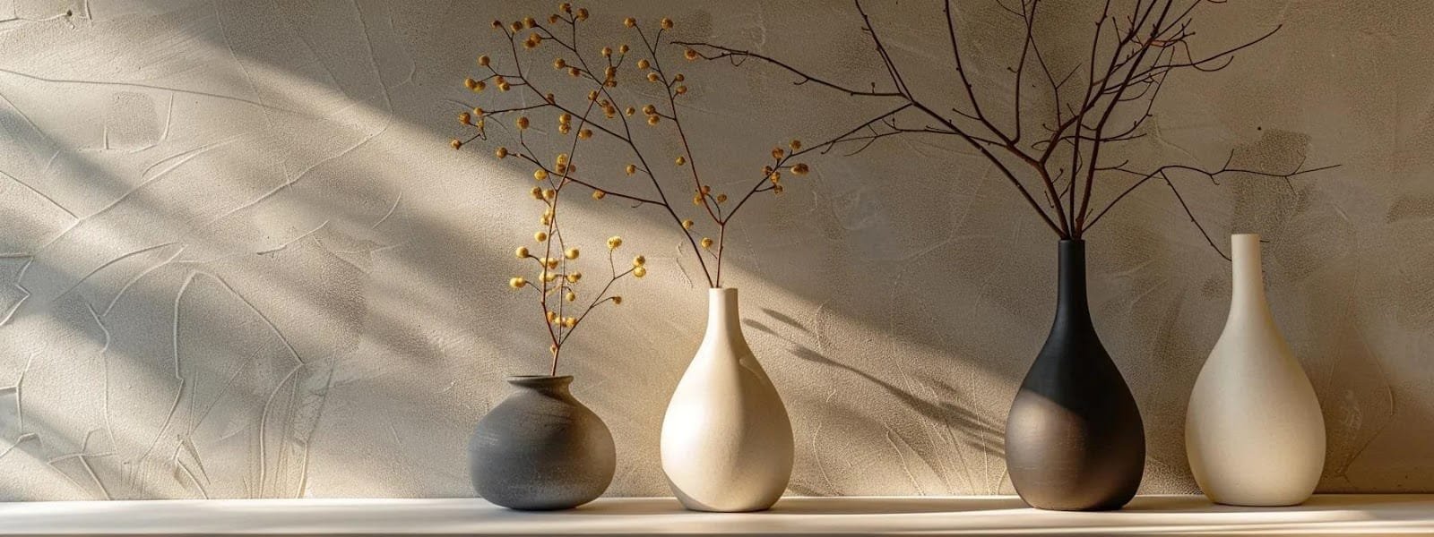 a stylishly arranged display of three distinct vases each representing a different price tierbudgetfriendly midrange and premiumset against a sleek contemporary office backdrop that emphasizes their unique materials and craftsmanship a stylishly arranged display of three distinct vases each representing a different price tierbudget friendly mid range and premiumset against a sleek contemporary office backdrop that emphasizes their unique materials and craftsmanship