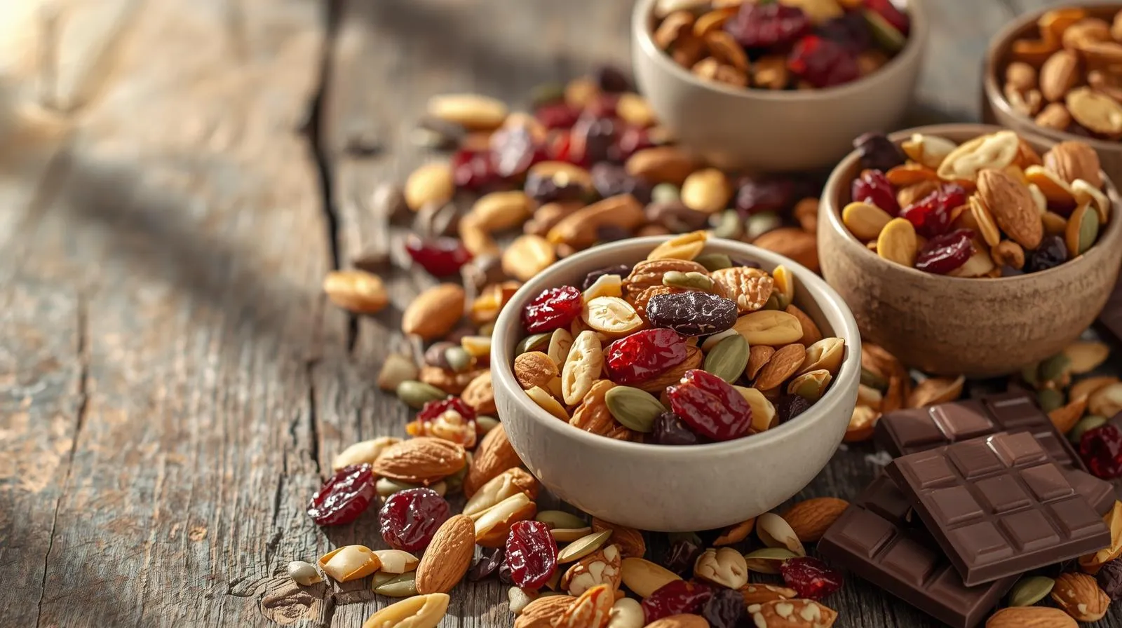 Best trail mixes on Amazon including nuts, dried fruits, chocolate, and protein snacks