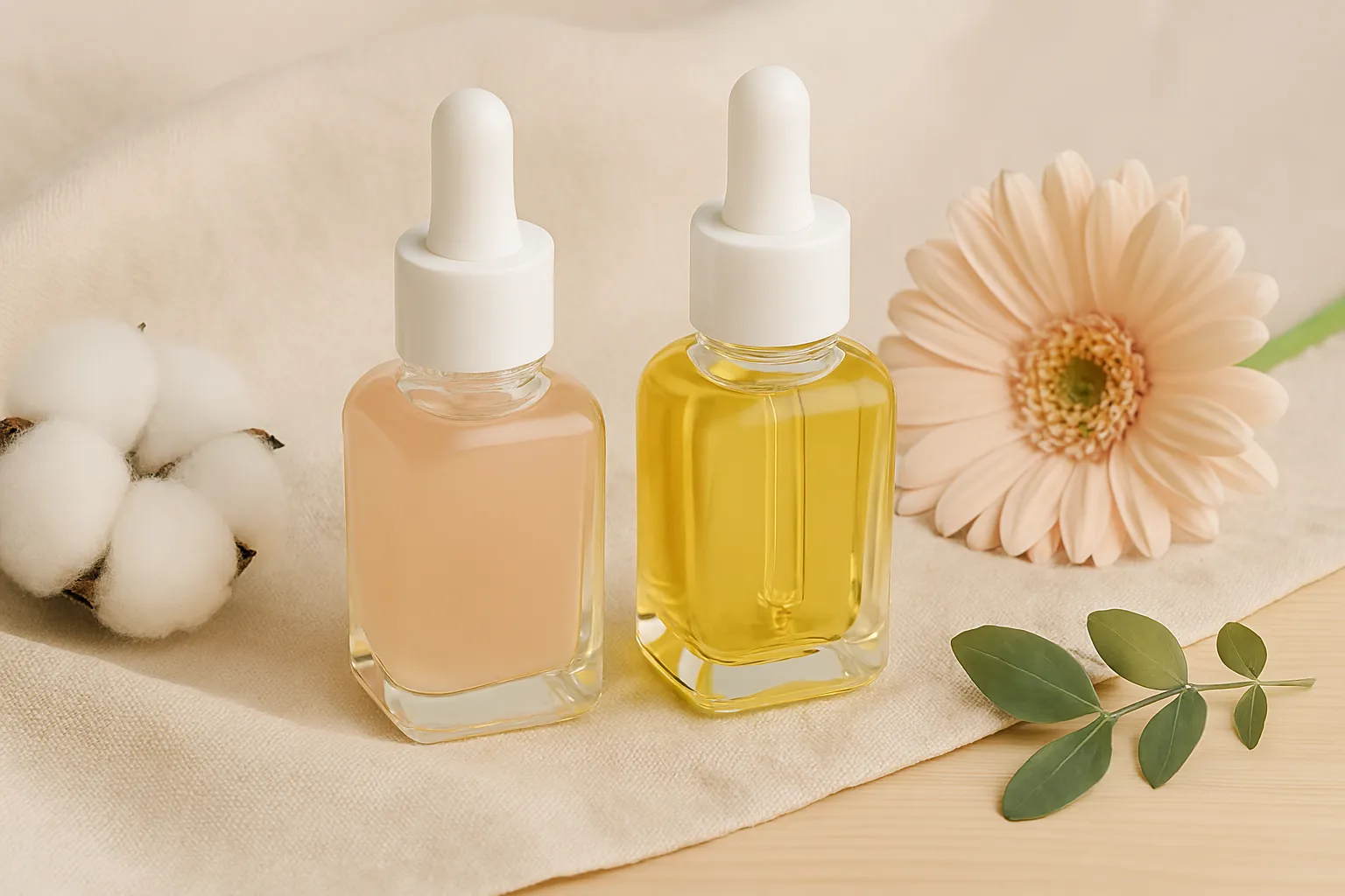 Truly Beauty oils wowwantscom Truly Beauty oils for baby skin displayed with natural ingredients for gentle infant skincare